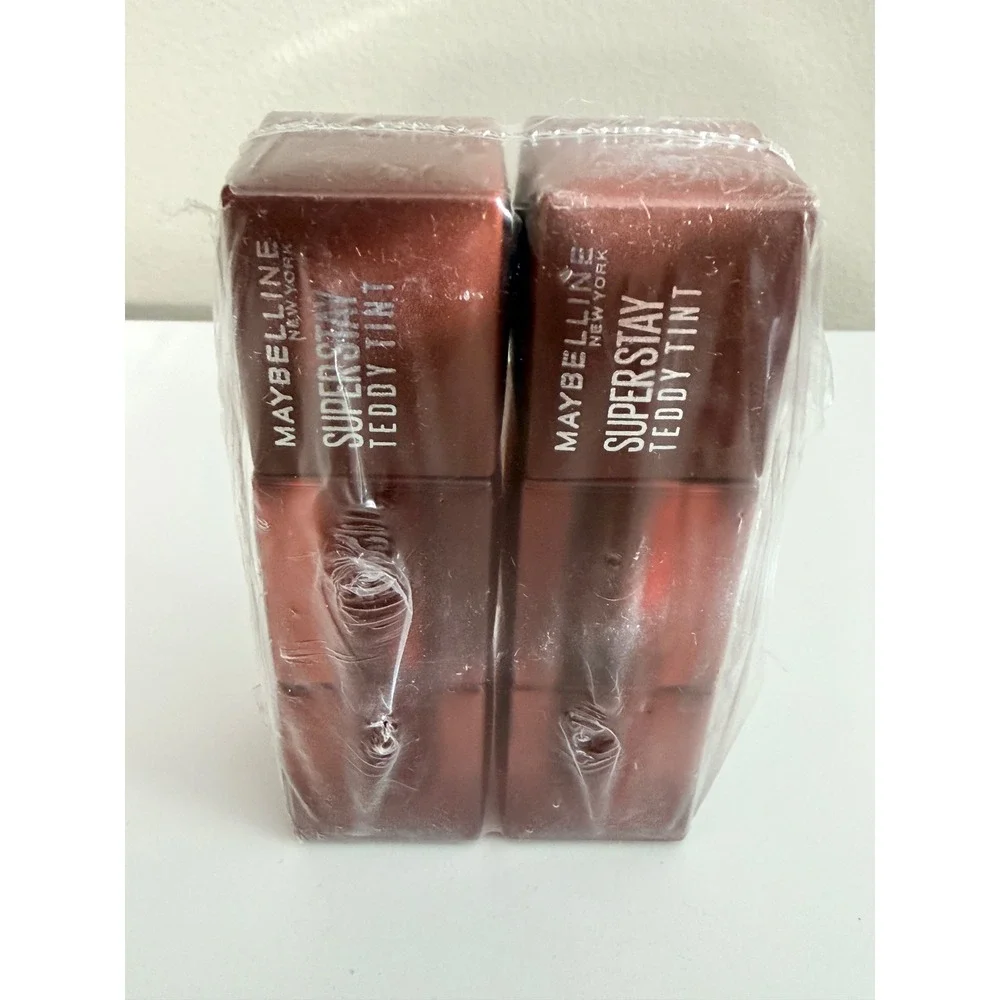 Maybelline SuperStay Teddy Tint Women 2pk 115 Coffee Date Matte Liquid Lip NWT